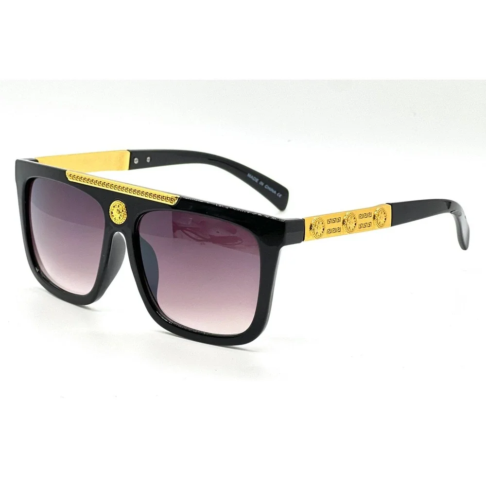 Men's Classic Elegant Modern Retro Hip Hop Fashion Black Lens Eye Glasses Frames